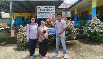 PT TIMAH Berikan Bantuan kepada TK/PAUD Nusa Indah di Bangka Tengah