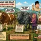 Sapi Jumbo Peternak Agam, Jadi Hewan Qurban Bantuan Presiden Prabowo