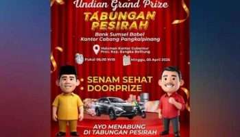 Gebyar Undian Tabungan Pesirah Bank Sumsel Babel, Mobil SUV Menunggu Anda