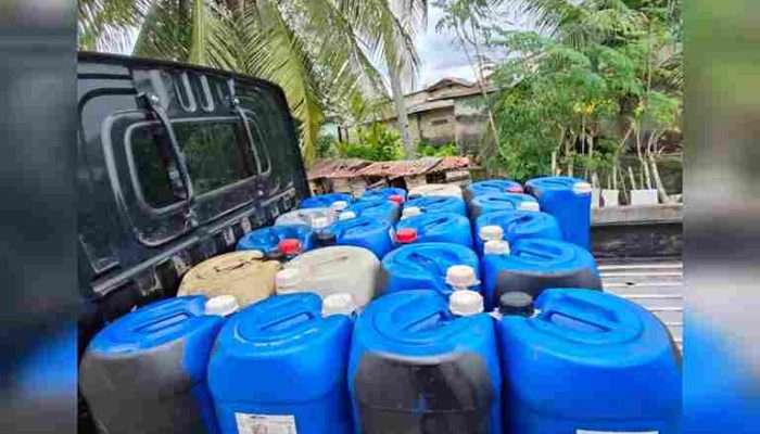 Ditreskrimsus Polda Babel Sita Ribuan Liter Solar Bersubsidi