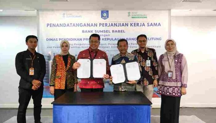 BSB Hadirkan Pembiayaan Ringan Berbasis Tunjangan Profesi Bagi Guru di Bangka Belitung
