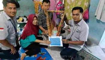 PT Timah Bantu Ringankan Beban Keluarga Habibi Melawan Hirschsprung