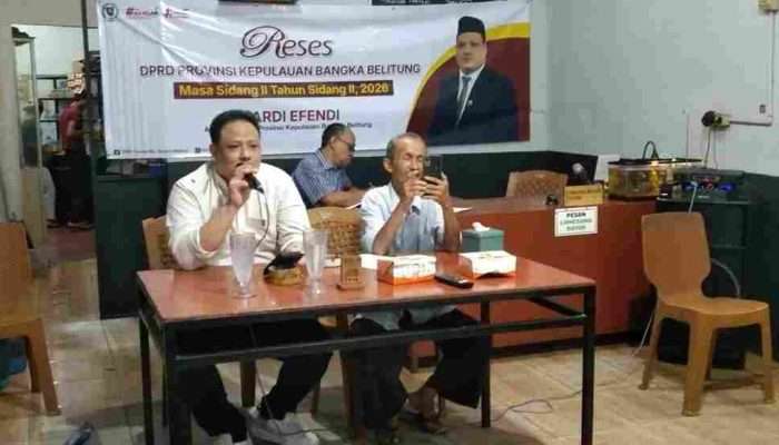 Hardi Effendi Tampung Aspirasi Warga Kelurahan Kejaksaan Pangkalpinang