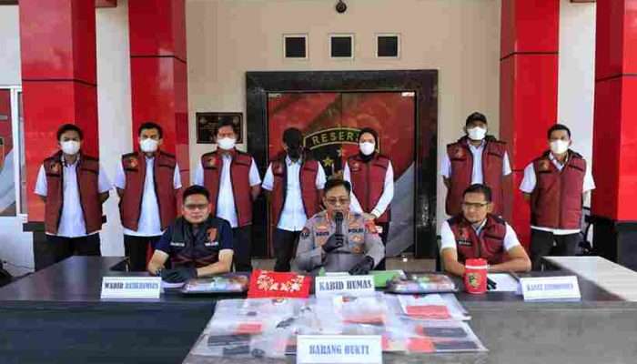 Polda Bangka Belitung Amankan Lima Debt Collector