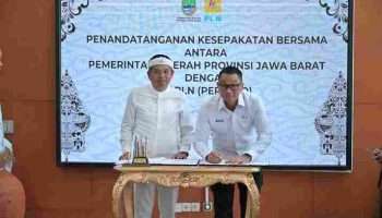 Dirut PT PLN dan Gubernur Jabar Teken MoU Penyediaan Listrik Berkelanjutan dan Ramah Lingkungan