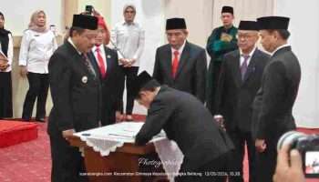 Walikota Pangkalpinang Lantik 17 Pejabat baru