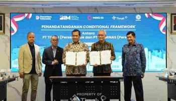 PT TIMAH dan PT Perusahaan Mineral Nasional Teken Perjanjian Perkuat Sinergi Strategis