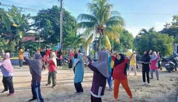 PT TIMAH Gelar Senam Sehat di Mentok, Dorong Lansia Tetap Bugar dan Aktif di Usia Senja