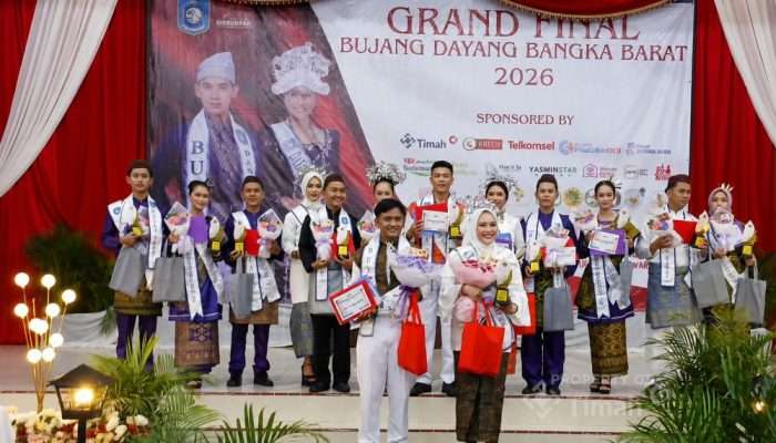 PT TIMAH All Out Dukung Bujang Dayang Bangka Barat 2026, Wadah Anak Muda Promosikan Daerah