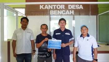 PT TIMAH Peduli Warga, Pos Kamling Permanen Segera Berdiri di Desa Bencah