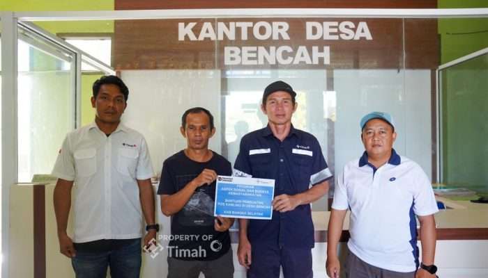 PT TIMAH Peduli Warga, Pos Kamling Permanen Segera Berdiri di Desa Bencah