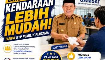 Gubernur Babel Permudah Warga Bayar Pajak Kendaraan Bermotor