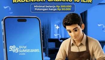 Bank Sumsel Babel Tebar Diskon Rp50 Ribu di Radenmat Palembang Selama Palembang Great Sale 2026