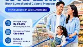 Horeeee… Berbelanja Gunakan QRIS BSB Mobile di Manggar, Dapat Diskon!!!