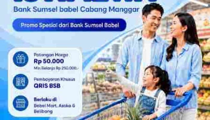 Horeeee… Berbelanja Gunakan QRIS BSB Mobile di Manggar, Dapat Diskon!!!