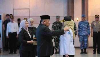 Gubernur Babel Hidayat Arsani Lantik Tiga Pejabat Pimpinan Tinggi Pratama