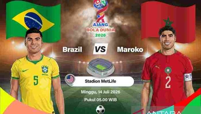 Laga Pembuka Piala Dunia 2026, Brasil Ditahan Maroko 1-1