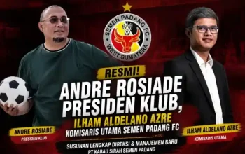 Andre Rosiade Jabat Presiden Klub Semen Padang FC