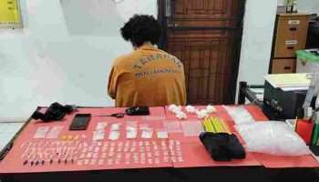 Satresnarkoba Polres Bangka Barat Amankan Warga Mayang