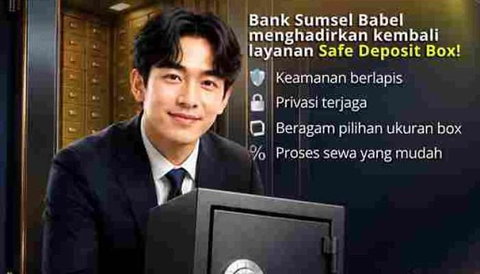 Bank Sumsel Babel Hadirkan Layanan Safe Deposit Box Berstandar Perbankan