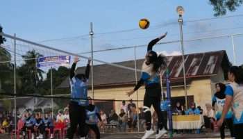 Didukung PT TIMAH, Kades Cup I Desa Terong Sukses Bangkitkan Semangat Voli Putri di Belitung