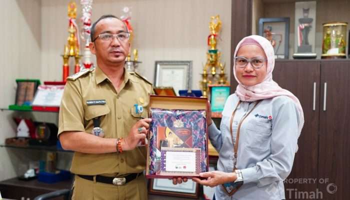 PT Timah Promosikan Kain Cual Bangka Belitung di Pameran Dekranas 2026 Makassar
