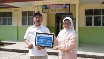 PT Timah Kucurkan Bantuan Pembangunan Sumur Bor di SMPN 3 Bangka Tengah