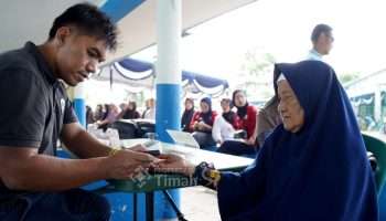 161 Warga Belinyu Manfaatkan Layanan Kesehatan Gratis HUT ke-50 PT TIMAH