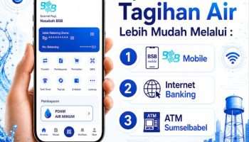 Bayar Tagihan Air Tirta Pinang Kini Lebih Mudah Lewat Bank Sumsel Babel