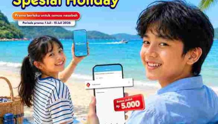 Bank Sumsel Babel Gandeng Telkomsel Berikan Bonus Pulsa Bagi Pelajar Selama Liburan