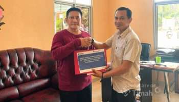 PT TIMAH Percantik Tugu Mihrab Cupat, Ikon Desa dengan Jejak Sejarah Tambang Timah