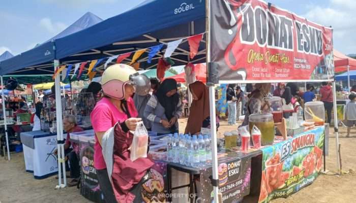 HUT ke-81 RI Jadi Berkah, UMKM Bangka Barat Panen Rezeki di Eks Lapangan Golf PT TIMAH