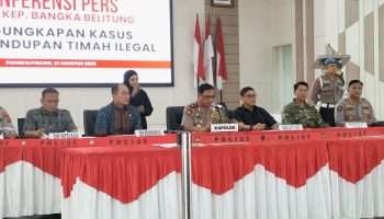 Polda Babel Gagalkan Empat Penyelundupan Timah, 90,1 Ton Disita