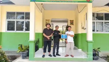 PT TIMAH Perkuat Fasilitas Pendidikan SMPN 2 Simpang Katis Lewat Program TJSL