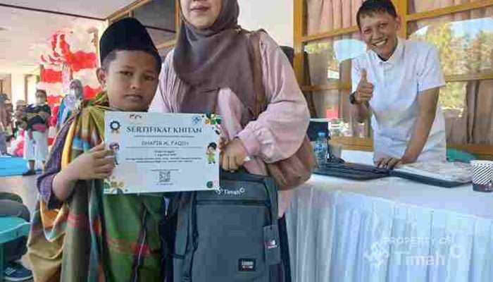 Warga Bangka Barat Sambut Gembira Program Sunatan Massal HUT ke-50 PT TIMAH
