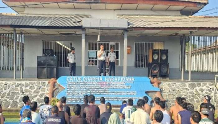 Hari Pertama Memimpin Lapas Pangkalpinang, Febie Dwi Hartanto Tekankan Disiplin Warga Binaan