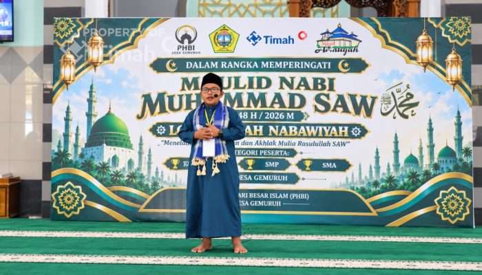 PT TIMAH Bersama PHBI Desa Gemuruh Gelar Lomba Keagamaan Peringati Maulid Nabi