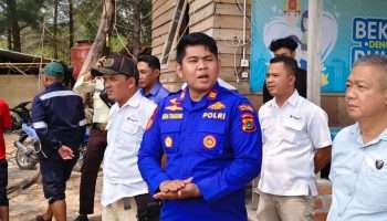 Aktivitas Dekati Luar IUP, Polairud Polres Bangka Imbau Penambang Timah Perairan Jelitik Taati Aturan