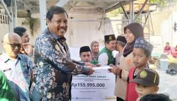 Beasiswa BAZNAS Pangkalpinang Disalurkan untuk 433 Pelajar, Ini Pesan Wali Kota