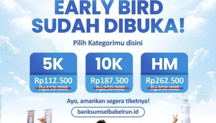 Meriahkan HUT ke-69, Bank Sumsel Babel Run 2026 Resmi Digelar