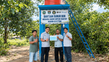 PT Timah dan Kodim 0317/TBK Bangun Sumur Bor untuk Warga Karimun, Atasi Krisis Air Bersih