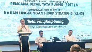 Pemkot Pangkalpinang Susun RDTR Dua Kecamatan Guna Pacu Investasi Daerah