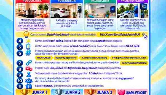 PLN UP3 Belitung Ajak Masyarakat Ikuti Poundfit dan Lomba Video Kreatif Sambut HLN ke-81