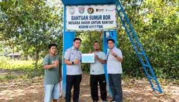 PT TIMAH dan Kodim 0317/TBK Berkolaborasi Menyediakan Sumur Dalam bagi Ratusan Keluarga di Desa Kundur